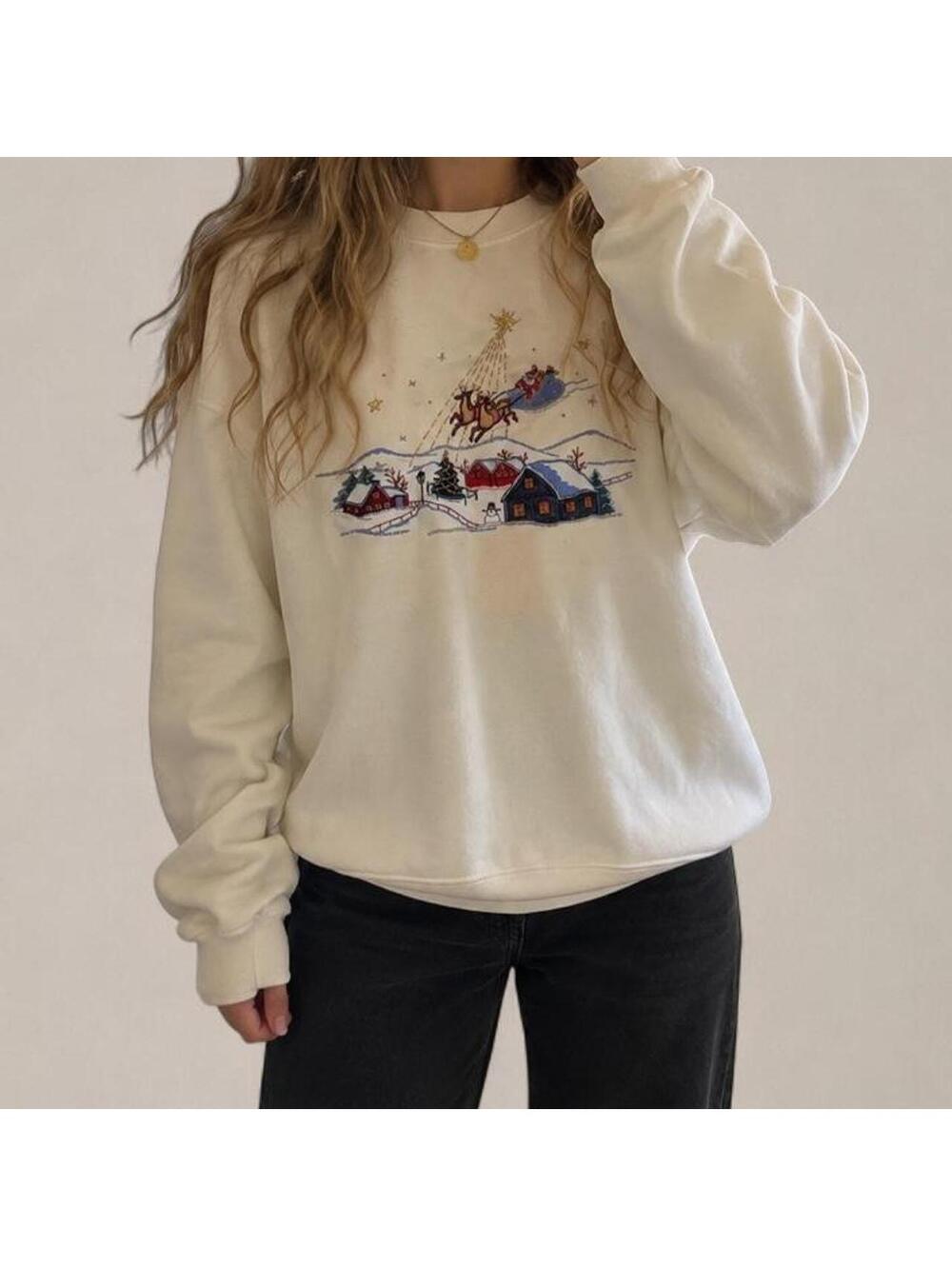 Vintage Bobbie Brooks Christmas Sweater – Size Large